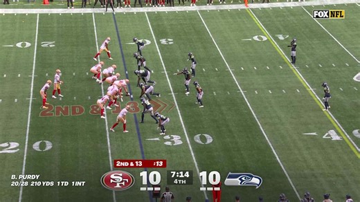 Josh Jobe's leaping INT is Purdy's second vs. the Seahawks