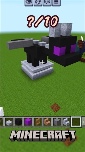 Minecraft Ender Dragon Statue (Easy Tutorial!)