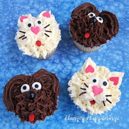 Dog and Cat Cupcakes | Hungry Happenings