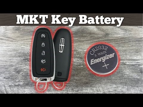 How To Change A Lincoln MKT Remote Key Fob Battery 2013 - 2019 Remove & Replace Batteries