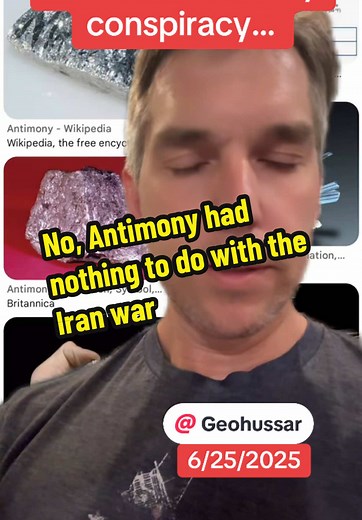 Antimony and Its Misconceptions in the Iran War