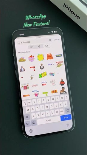 WhatsApp Just Added Text Stickers 🤯