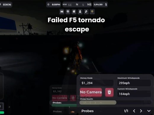Extreme Tornado Speed Challenge in Roblox