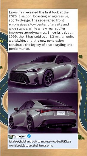 2026 Lexus IS – Aggressive New Design Revealed