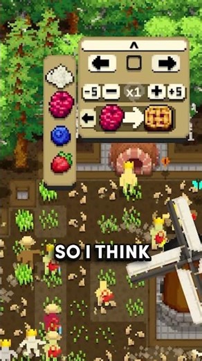 Adding the UI for crafting Pies! 😀🌿 #indiegamedev #gamedev