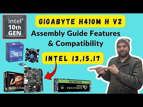 Gigabyte H410M Motherboard Assembly Guide | Features & Compatibility #techgaurang