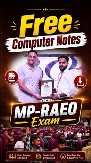 FREE computer notes mila MP RAEO students ko — course kharida nahi toh abhi dekho!