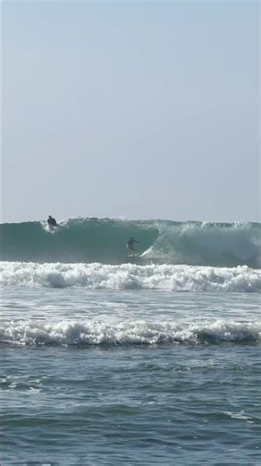 Surfer Chick Dropping In on Biggest Wave Of The Day & Riding it Out 🌊🏄‍♀️🌊🔥🔥