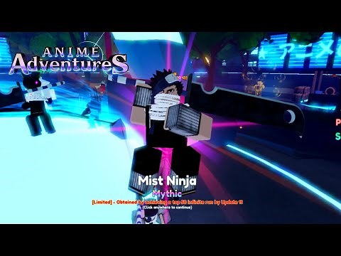 [NEW CODE] NEW MYTHIC LIMITED LB REWARD ZABUZA (MIST NINJA) SHOWCASE ANIME ADVENTURES TD ROBLOX