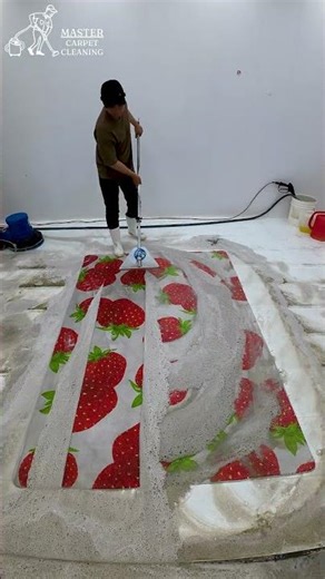 Instant Satisfaction with This Carpet Cleaning Method #satisfying#carpetcleaning