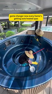9K views · 46 reactions | The intelligent constant temperature hot spring pool can be installed indoors or outdoors. It is shipped complete and can be used directly after connecting to water and electricity.#springpool #spapool #jacuzzi #massagepool #homepool #smartpool #gardenpool #heatpool #homedecor #smartjacuzzi | Sunripple Aquatics US | Facebook