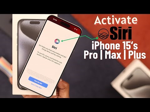 How to Setup Siri on iPhone 15 Pro Max/Plus! [Activate "Hey Siri"]