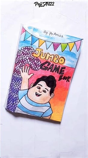 Jumbo Game Book🤩💙#shorts #pujiart22 #art #drawing