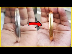 Gold Electro Plating Process on a Silver Bangle