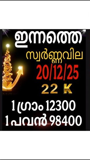 ഇന്നത്തെ സ്വർണ്ണവില ഞെട്ടിക്കുന്ന മാറ്റം /20/12/2025 / gold rate kerala/916/gold rate today