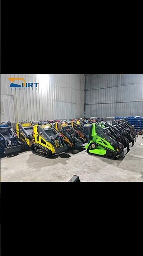 Derette 450 mini skid steer loader overtime construction and shipment