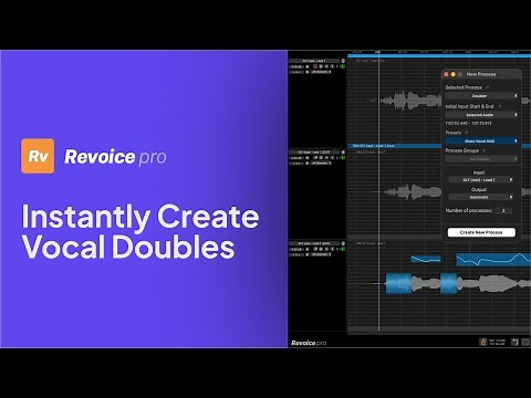How To Instantly Create Vocal Doubles with Revoice Pro 5