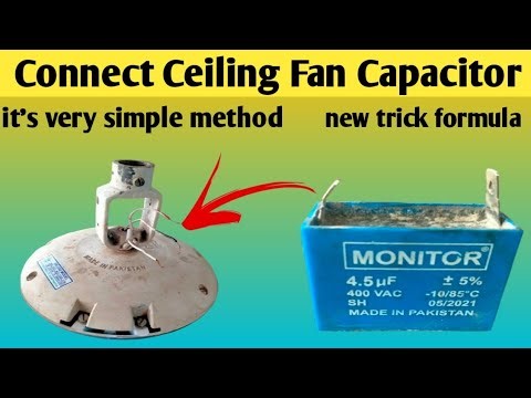 Ceiling Fan Capacitor Wiring & 3 Wire Identification | Complete Tutorial