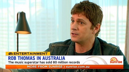41K views · 1.5K reactions | We caught up with music superstar Rob Thomas in the middle of his Australian tour  | Sunrise | Facebook