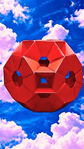 Origami Polyhedron | 72 Units ⏰ Time Lapse #modularorigami #craft