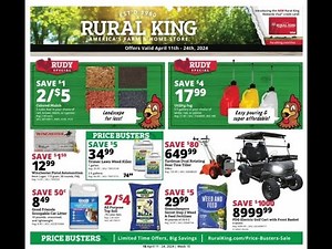 Rural King Weekly Ad April 11 – April 24, 2024