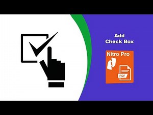 How to Insert Interactive Checkboxes in Fillable PDFs in Nitro Pro PDF Editor