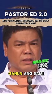 Early bird catches the worm, but the early worm gets caught! #PtrEdLapiz #lifecoach #lifelessons #lifehacks #realtalk #preaching #edlapiz #motivation #motivationalvideo #newtrend #videoviral #GodsWord #positivethinking #enjoylife | Sabi ni Pastor Ed 2.0
