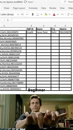 TEXTSPLIT vs manual data entry - no comparison #excel #datahacks