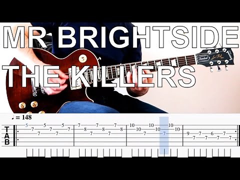 How to play Mr Brightside (The Killers) Guitar Tutorial with Tab