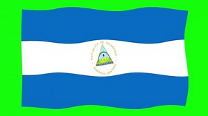 Nicaragua Flag Waving Flutter Green Screen Stock Footage Video (100% Royalty-free) 1060652539 | Shutterstock