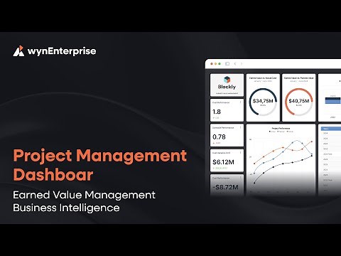 Project Management Dashboard | Earned Value Management | Business Intelligence