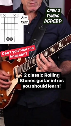 9.3K views · 215 reactions | 2 great Rolling Stones guitar Intros you should learn! #guitarlesson #rollingstones #CantYouHearMeKnockin #youcantalwaysgetwhatyouwant | Anthony Parker and the Near Life Experience | Facebook