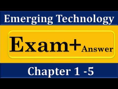 Emerging Technology Mid/Final exam with answer - Full