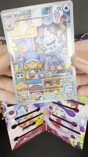 Day 18 Pokémon Holiday Calendar ❄️✨ | Illustration Rare Vanillish Promo PULL! 🤩