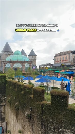 Visit DaNang Vietnam on Instagram: "POV : you are at Da Nang’s WORLD-CLASS attraction 🌏 What you’ll experience: 🎢 Rides & entertainment all day 🍜 Multiple restaurants with amazing views 📸 Famous spots: Golden Hands Bridge, French Village, Love Garden, Eclipse Square & Linh Ung Pagoda 🎭 Daily shows that are actually worth watching 💰 PRO TIP: Book online = 5% off. New member = another 5% off. That’s 10% total savings! Worth every penny 💯 📍 Ba Na Hills , Da Nang"