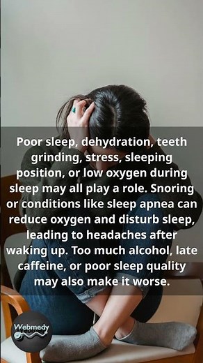 Why some people wake up with headaches