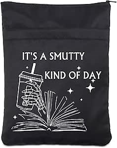 Smut Book Lover Gift Book & Coffee Lover Gift It’s a Smutty Kind of Day Book Sleeve Smut Reader Gift (Book & Coffee-b)