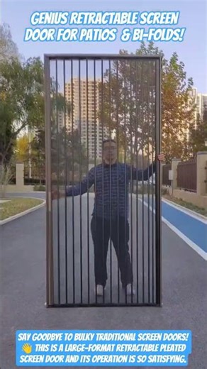 Genius Retractable Screen Door for Patios \& Bi-Folds!