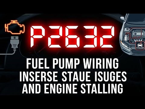 What Is Code P2632 - Fuel Pump B Control Circuit Open Explained