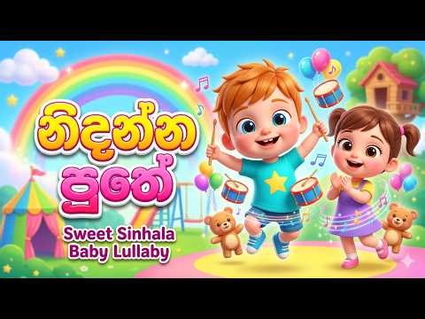 නිදන්න පුතේ ලොවම නිහඬයි.. | Sweet Sinhala Baby Lullaby | New Sinhala Song 2026 |