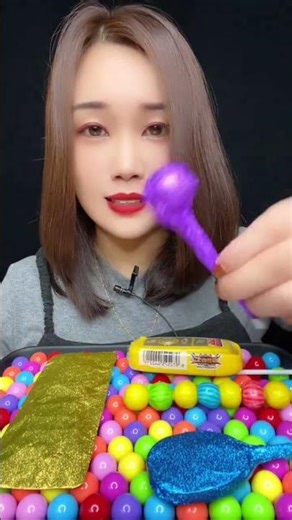 ASMR CANDY 🍭🌈🎉🍫 Eating Sounds Series 💙#asmr #mukbang #candy #satisfying