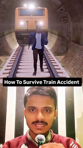 Ratan Mishra on Instagram: "How to survive a subway train accident | Life-saving tips 🚨"