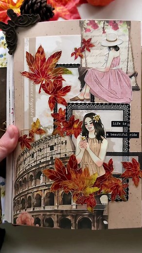 Autumn in Rome 🍁🤎🍁🤎#boju #journaling #artjournal #fypシ #scrapbook #fyp #aesthetics #junkjournal #vintagejournal #journalwithme #asmr #relaxing #scrapbooking #anxietyrelief #creativejournal #autumnvibes
