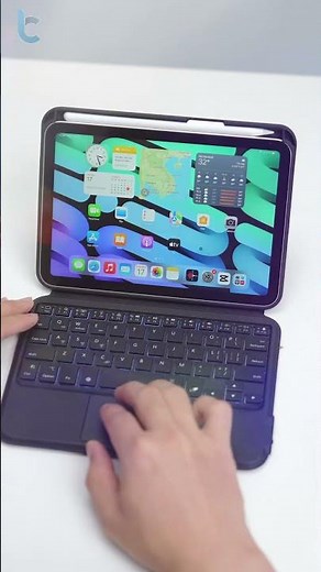 Ốp Lưng/ Case Bàn Phím Bluetooth iPad Mini 6 Có Trackpad Siêu Tiện Lợi