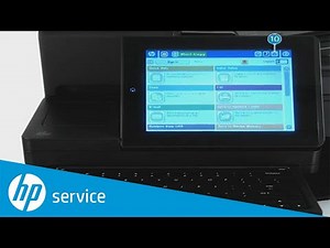 Walkaround Control Panel | HP OfficeJet Enterprise Color MFP X585 | HP Support