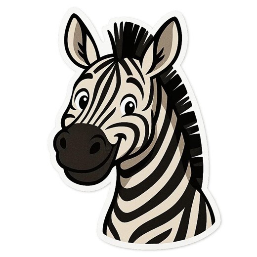 3x Zebra Stickers, Cute Zebra Stickers, Animal Motif, Waterproof, for Car, Laptop, Safari, Africa Decor, 9 X 9 Cm - Etsy