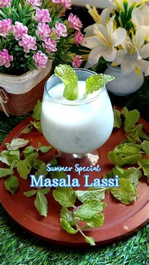 Masala Lassi 🥛 Pudina Saunf Twist | Refreshing Summer Drink