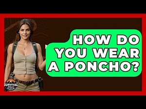 How Do You Wear A Poncho? - Survival Skills for Everyone
