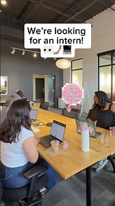 We're looking for a social media intern!