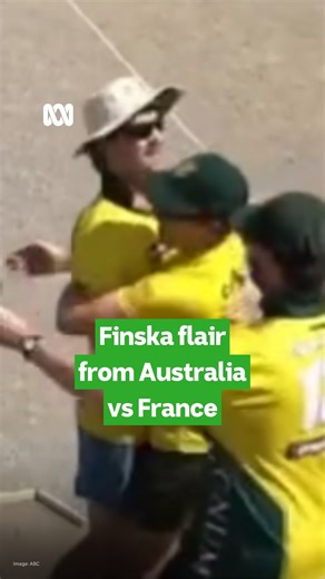 The Finskaroos needed a hero. Enter: Doug Bolger. 💪 Sit back and enjoy this stunning feat of precision and physics. 🎥 - Finskaroos via Instagram | ABC Sport